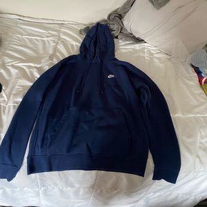 Mens Nav Blue size L Nike hoodie.
